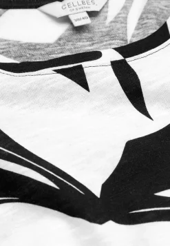 Cellbes of Sweden Trikåtopp med korta ärmar Svart / Vit / Mönstrad