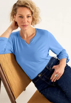 Cellbes of Sweden Trikåtopp med 3/4-långa ärmar Blå Best