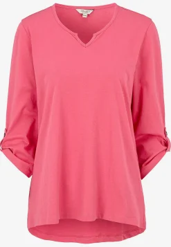 Cellbes of Sweden Trikåtopp med 3/4-långa ärmar Mörkrosa Outlet