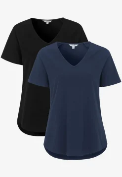 Cellbes of Sweden Trikåtopp med raglanärm Alex 2-pack Marin + Svart Online