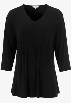 Cellbes of Sweden Trikåtopp med 3/4-ärm Svart Sale