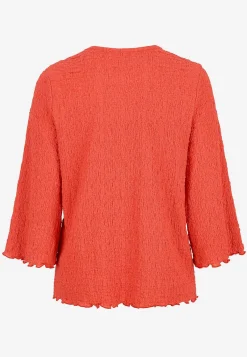 Cellbes of Sweden Trikåtopp med struktur Mörk korall Sale