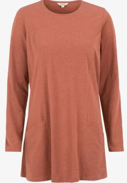 Cellbes of Sweden Trikåtunika med fickor Rost / Melerad Sale