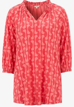 Cellbes of Sweden Trikåtunika med 3/4-långa ärmar Korall / Mönstrad Best