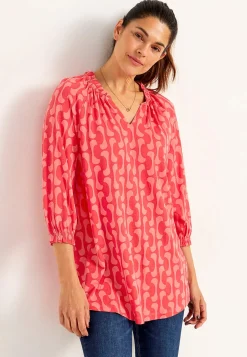 Cellbes of Sweden Trikåtunika med 3/4-långa ärmar Korall / Mönstrad Best