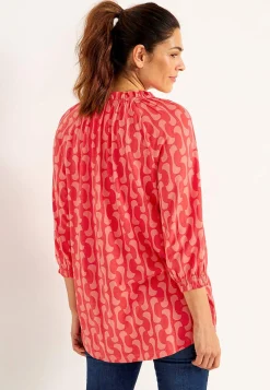 Cellbes of Sweden Trikåtunika med 3/4-långa ärmar Korall / Mönstrad Best