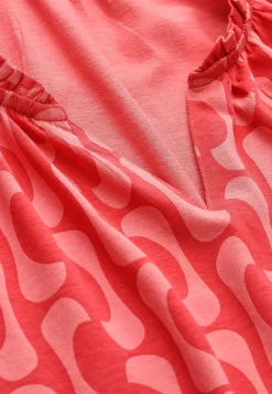 Cellbes of Sweden Trikåtunika med 3/4-långa ärmar Korall / Mönstrad Best