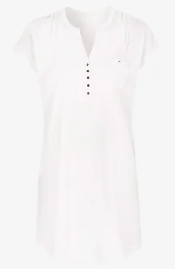 Cellbes of Sweden Trikåtunika med metallknappar Vit New