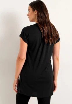 Cellbes of Sweden Trikåtunika med metallknappar Svart Outlet