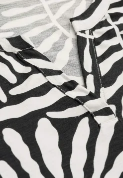 Cellbes of Sweden Trikåtunika med 3/4-ärm Svart / Vit / Mönstrad Hot