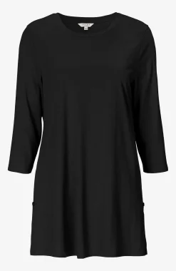 Cellbes of Sweden Trikåtunika med 3/4-ärm Alexia 2-pack Mörklila + Svart