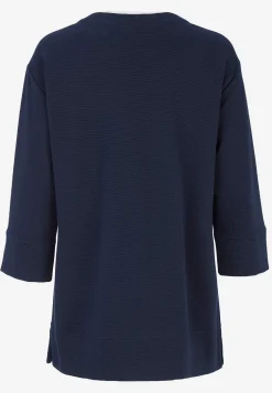 Cellbes of Sweden Trikåtunika med slitsar Marin Outlet