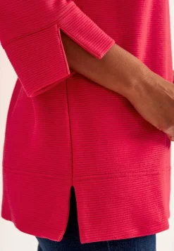 Cellbes of Sweden Trikåtunika med slitsar Marin Outlet