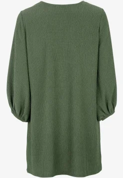 Cellbes of Sweden Trikåtunika med struktur Grön Hot