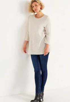 Cellbes of Sweden Trikåtunika med struktur Beige Discount