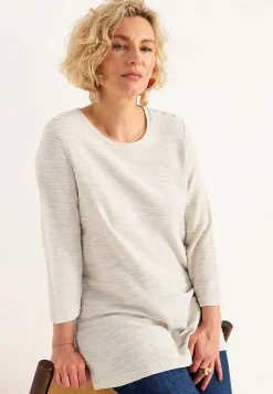 Cellbes of Sweden Trikåtunika med struktur Beige Discount