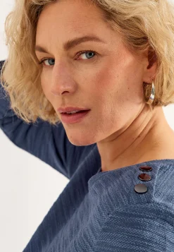 Cellbes of Sweden Trikåtunika med struktur Gråblå Hot