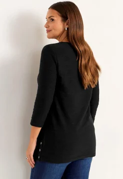 Cellbes of Sweden Trikåtunika med struktur Svart Outlet