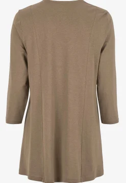 Cellbes of Sweden Trikåtunika med veckdetalj Nougat / Enfärgad Outlet