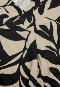 Cellbes of Sweden Trikåtunika med veckdetalj Beige / Svart / Mönstrad Sale