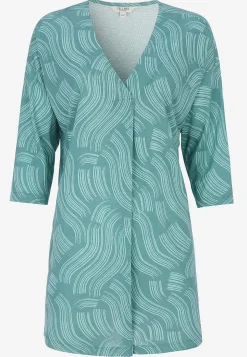 Cellbes of Sweden Trikåtunika med veckdetalj Svart / Mönstrad Sale