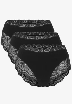 Cellbes of Sweden Trosa i bomull med spetskant 3-pack Hot