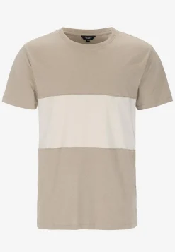 Cellbes of Sweden T-shirt med en bred rand Mörk beige Clearance