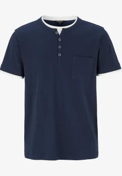 Cellbes of Sweden T-shirt med knappslå Marin Best