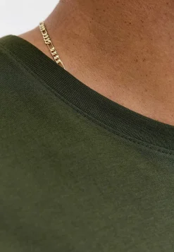 JACK & JONES PLUS T-shirt med stort tryck framtill Marin New