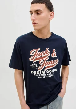 JACK & JONES T-shirt med texttryck Hot