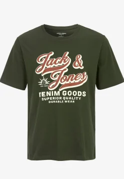 JACK & JONES T-shirt med texttryck Outlet