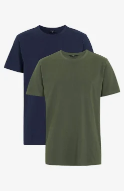 Cellbes of Sweden T-shirt 2-pack Marin + Mörkgrön Hot