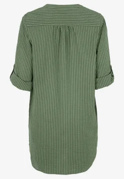 Cellbes of Sweden Tunika i bäckebölja Khakigrön / Randig Clearance