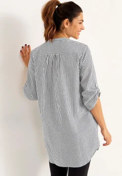 Cellbes of Sweden Tunika i bäckebölja Turkos/Randig Sale