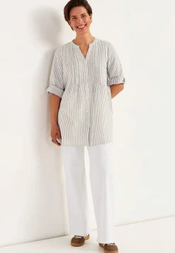 Cellbes of Sweden Tunika i bäckebölja Turkos/Randig Sale