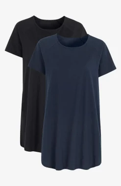 Cellbes of Sweden Tunika i ekologisk bomull Alex 2-pack Marin + Svart New