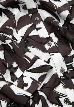 Cellbes of Sweden Tunika med 3/4-ärm Brun / Mönstrad Online