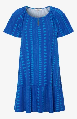 Cellbes of Sweden Tunika med volang nertill Blå / Blå Discount