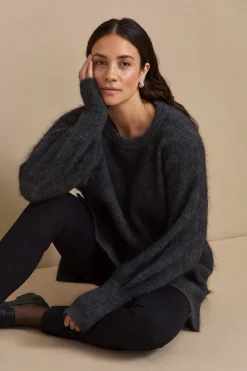 Cellbes of Sweden Tunika Premium i mohair- och ullblandning Mörkgrå / Melange Hot