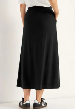 Cellbes of Sweden Utsvängd trikåkjol med fickor Clearance