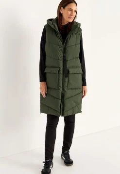 Cellbes of Sweden Vadderad väst Mörkgrön New