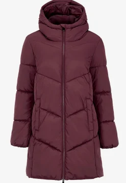 Cellbes of Sweden Varm jacka med fluffig vaddering Vinröd Best