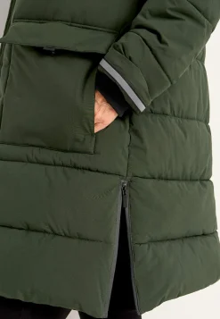 Cellbes of Sweden Varm jacka med sidodragkedjor nertill Mörkgrön Clearance