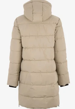 Cellbes of Sweden Varm jacka med sidodragkedjor nertill Mörk beige Hot