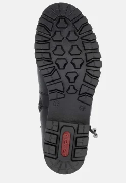 Rieker Varmfodrad känga i skinn Svart Sale