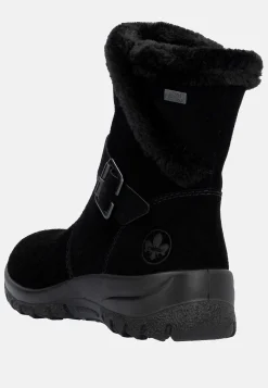 Rieker Varmfodrad mockakänga Svart Outlet