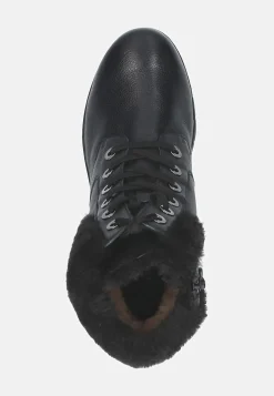 Caprice Varmfodrad skinnkänga Svart Hot