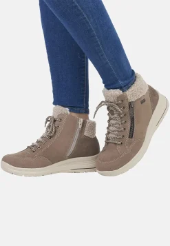 Rieker Varmfodrad, vattenavvisande mockakänga Mörk beige
