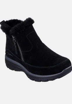 Skechers Vattenavvisande vinterkänga i mocka Easy Going Sale