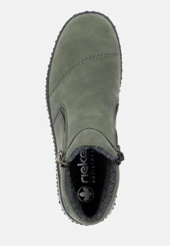 Rieker Vattentät känga Vinröd Outlet